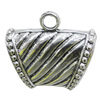 Pendant, Zinc Alloy Jewelry Findings, 38x39mm, Sold by Bag