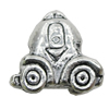 European Style Beads Zinc Alloy Jewelry Findings Lead-free, 13x12mm, Sold by Bag