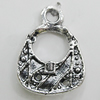 Pendant, Zinc Alloy Jewelry Findings, Bag 14x18mm, Sold by Bag