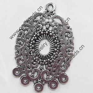 Connector, Zinc Alloy Jewelry Findings, 23x34mm, Sold by Bag  