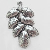 Pendant, Zinc Alloy Jewelry Findings, 19x30mm, Sold by Bag  