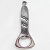 Pendant, Zinc Alloy Jewelry Findings, 17x40mm, Sold by Bag  