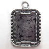 Pendant, Zinc Alloy Jewelry Findings, 15x21mm, Sold by Bag  