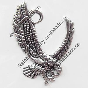 Pendant, Zinc Alloy Jewelry Findings, 19x24mm, Sold by Bag  