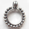 Pendant, Zinc Alloy Jewelry Findings, 17x20mm, Sold by Bag  