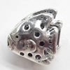European Style Beads Zinc Alloy Jewelry Findings, 11x10mm, Sold by Bag  
