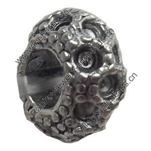 Beads, Zinc Alloy Jewelry Findings, 10mm, Sold by Bag  
