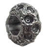 Beads, Zinc Alloy Jewelry Findings, 10mm, Sold by Bag  