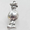 Pendant, Zinc Alloy Jewelry Findings, 8x24mm, Sold by Bag  