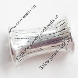 Beads, Zinc Alloy Jewelry Findings, 13x7mm, Sold by Bag  