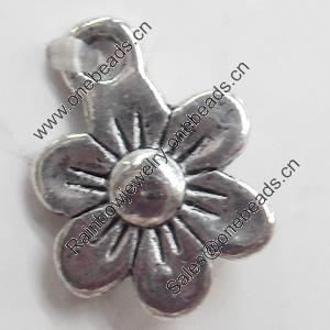 Pendant, Zinc Alloy Jewelry Findings, 9x13mm, Sold by Bag  