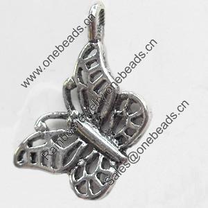 Pendant, Zinc Alloy Jewelry Findings, 18x10mm, Sold by Bag  