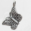 Pendant, Zinc Alloy Jewelry Findings, 18x10mm, Sold by Bag  