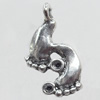 Pendant, Zinc Alloy Jewelry Findings, 12x18mm, Sold by Bag  