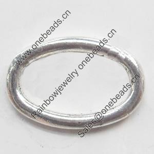 Donut, Zinc Alloy Jewelry Findings, 18x11mm, Sold by Bag  