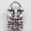 Pendant, Zinc Alloy Jewelry Findings, 7x11mm, Sold by Bag  