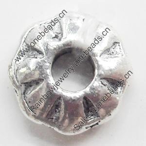 Beads, Zinc Alloy Jewelry Findings, 8mm, Sold by Bag  