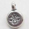 Pendant, Zinc Alloy Jewelry Findings, 8x12mm, Sold by Bag  