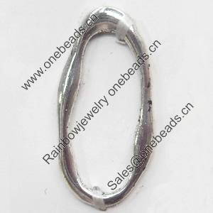 Connector, Zinc Alloy Jewelry Findings, 12x24mm, Sold by Bag  