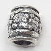 Beads, Zinc Alloy Jewelry Findings, 8x9mm, Sold by Bag  