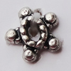 Spacer Zinc Alloy Jewelry Findings, 6mm, Sold by Bag  
