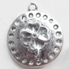 Pendant, Zinc Alloy Jewelry Findings, 20x24mm, Sold by Bag  