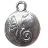 Pendant, Zinc Alloy Jewelry Findings, 19x25mm, Sold by Bag  