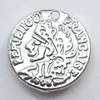 Pendant, Zinc Alloy Jewelry Findings, 17mm, Sold by Bag  