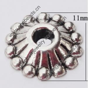 Spacer Zinc Alloy Jewelry Findings, 11mm, Sold by Bag  