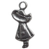 Pendant, Zinc Alloy Jewelry Findings, 12x25mm, Sold by Bag  