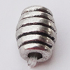 Beads, Zinc Alloy Jewelry Findings, Oval 4x5mm, Sold by Bag  