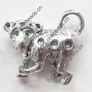Pendant, Zinc Alloy Jewelry Findings, 20x19mm, Sold by Bag  