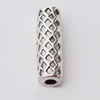 Beads, Zinc Alloy Jewelry Findings, Tube 4x13mm, Sold by Bag  