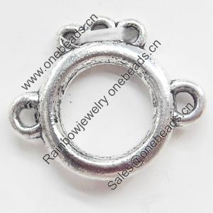 Connector, Zinc Alloy Jewelry Findings, 20x18mm, Sold by Bag  