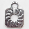 Pendant, Zinc Alloy Jewelry Findings, 14x20mm, Sold by Bag  