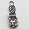 Pendant, Zinc Alloy Jewelry Findings, 9x25mm, Sold by Bag  