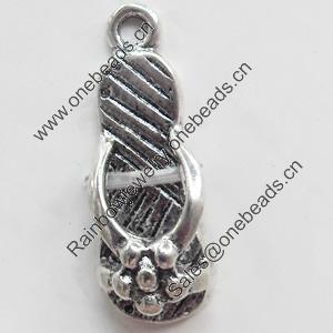 Pendant, Zinc Alloy Jewelry Findings, 9x25mm, Sold by Bag  