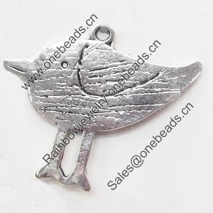Pendant, Zinc Alloy Jewelry Findings, 31x27mm, Sold by Bag  