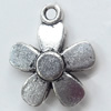 Pendant, Zinc Alloy Jewelry Findings, 15x18mm, Sold by Bag  