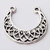 Connectors Zinc Alloy Jewelry Findings, 21x20mm, Sold by Bag  