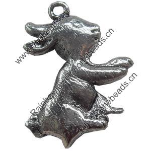 Pendant, Zinc Alloy Jewelry Findings, 18x27mm, Sold by Bag  