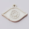 Pendant, Zinc Alloy Jewelry Findings, Horse Eye 25x18mm, Sold by Bag  