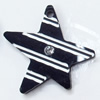Acrylic Pendants, Star, 24x22mm Hole:1.5mm, Sold by Bag  