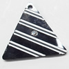 Acrylic Pendants, Triangle, 26x23mm Hole:1.5mm, Sold by Bag  