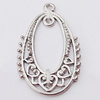 Pendant, Zinc Alloy Jewelry Findings, 18x32mm, Sold by Bag  