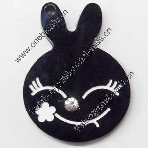 Acrylic Pendants, 20x25mm Hole:1.5mm, Sold by Bag  