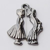 Pendant, Zinc Alloy Jewelry Findings, 16x21mm, Sold by Bag  