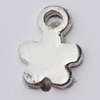 Pendant, Zinc Alloy Jewelry Findings, Flower 7x9mm, Sold by Bag  