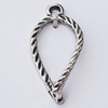 Pendant, Zinc Alloy Jewelry Findings, 10x21mm, Sold by Bag  