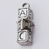 Pendant, Zinc Alloy Jewelry Findings, 4x17mm, Sold by Bag  